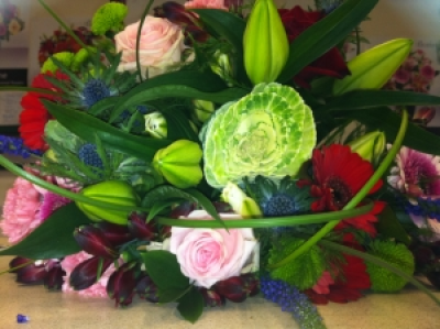 hand tied bouquet -  hand tied bouquet -