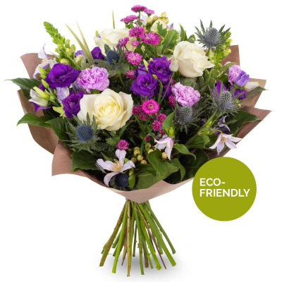 Cool Breeze - This classical stylish collection of flowers, make this hand tied the perfect gift. Flowers professionally arranged and delivered by a local florist.  Cool Breeze - This classical stylish collection of flowers, make this hand tied the perfect gift. Flowers professionally arranged and delivered by a local florist.