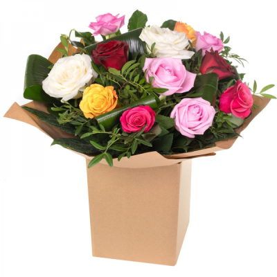 Sweet Romance - A bouquet of mixed beautiful roses is sure to create a lasting impression.
 Sweet Romance - A bouquet of mixed beautiful roses is sure to create a lasting impression.