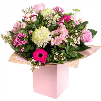 Eternal Charm - What could be more perfect than this fabulous collection of quality flowers hand-tied and delivered in water.
 Eternal Charm - What could be more perfect than this fabulous collection of quality flowers hand-tied and delivered in water.