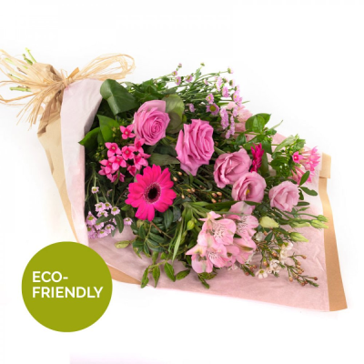 Raspberry Crush - A beautiful collection of flowers simply wrapped and ready to arrange.
 Raspberry Crush - A beautiful collection of flowers simply wrapped and ready to arrange.