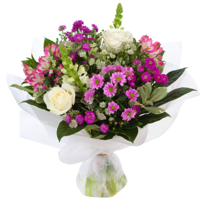 Hello - Say hello in style with this fabulous hand-tied. Why not take the opportunity to be spontaneous and surprise them today with a stunning flower delivery by their local florist.
 Hello - Say hello in style with this fabulous hand-tied. Why not take the opportunity to be spontaneous and surprise them today with a stunning flower delivery by their local florist.