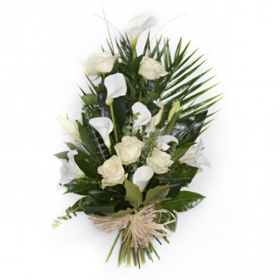 Modern Tied Sheaf - Modern tied sheaf in white shades. At ##SHOP## we are delighted to present this product available for flower delivery in ##AREA## and surrounding areas. Modern Tied Sheaf - Modern tied sheaf in white shades. At ##SHOP## we are delighted to present this product available for flower delivery in ##AREA## and surrounding areas.