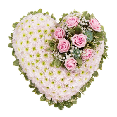 Eco Heart SYM-353 - This classic heart featuring a massed base and floral spray is the perfect loving tribute and is made using a biodegradable base. Let us know your favourite colour combination and we’ll make to order using the best available flowers.
 Eco Heart SYM-353 - This classic heart featuring a massed base and floral spray is the perfect loving tribute and is made using a biodegradable base. Let us know your favourite colour combination and we’ll make to order using the best available flowers.